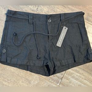 Dollhouse Sierra black 9 NWT shorts rope belt super soft & comfortable*
